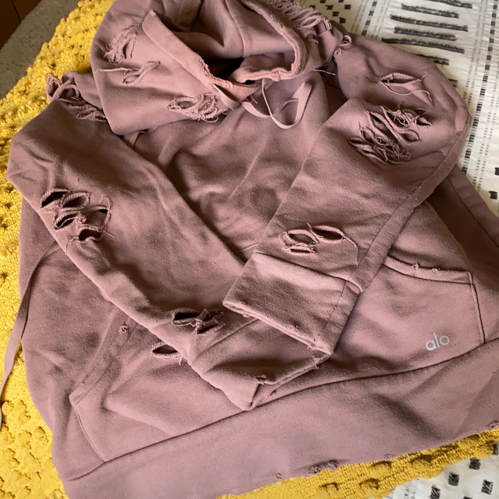 Alo Distressed Hoodie